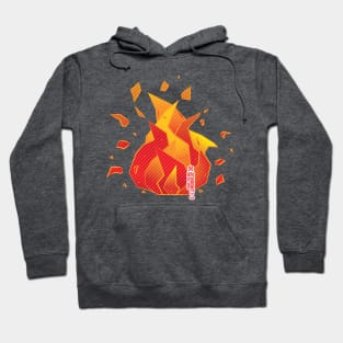 Fire Geometric Hoodie